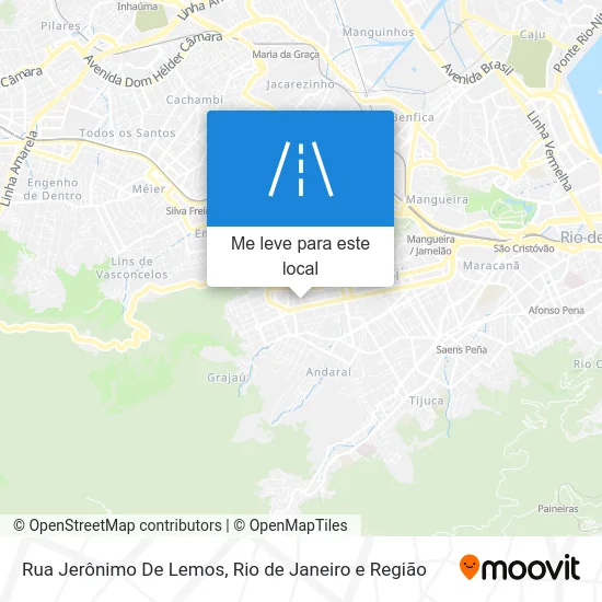 Rua Jerônimo De Lemos mapa
