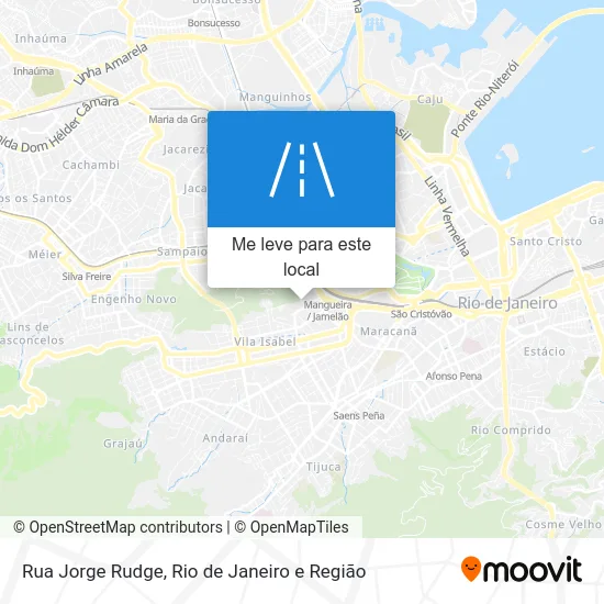 Rua Jorge Rudge mapa