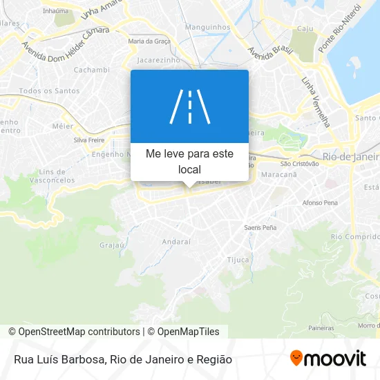 Rua Luís Barbosa mapa