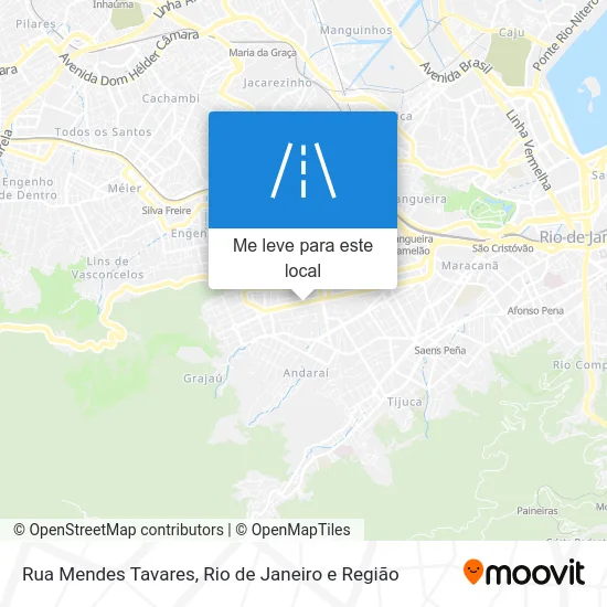 Rua Mendes Tavares mapa