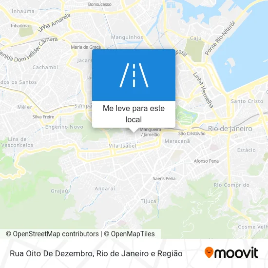 Rua Oito De Dezembro mapa
