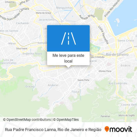 Rua Padre Francisco Lanna mapa