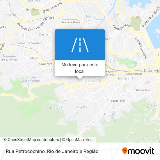 Rua Petrocochino mapa