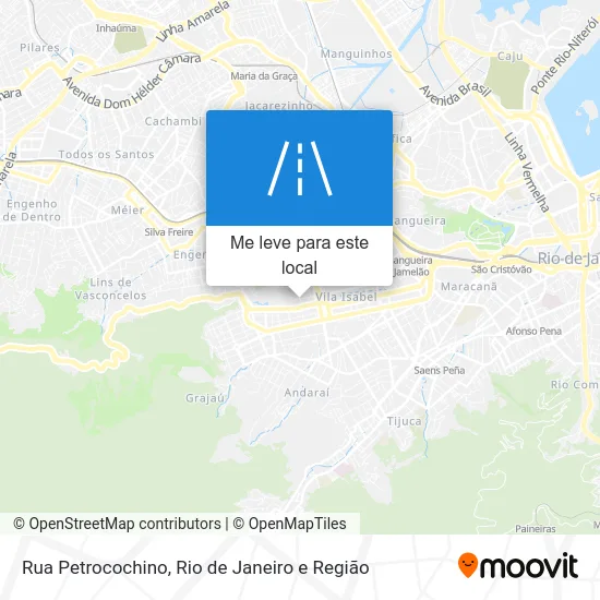 Rua Petrocochino mapa