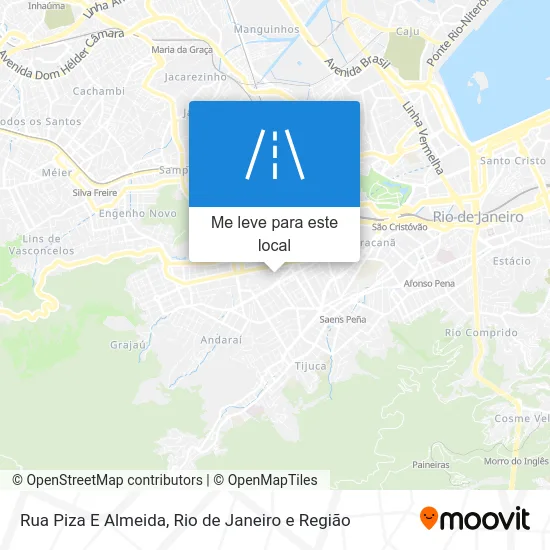 Rua Piza E Almeida mapa