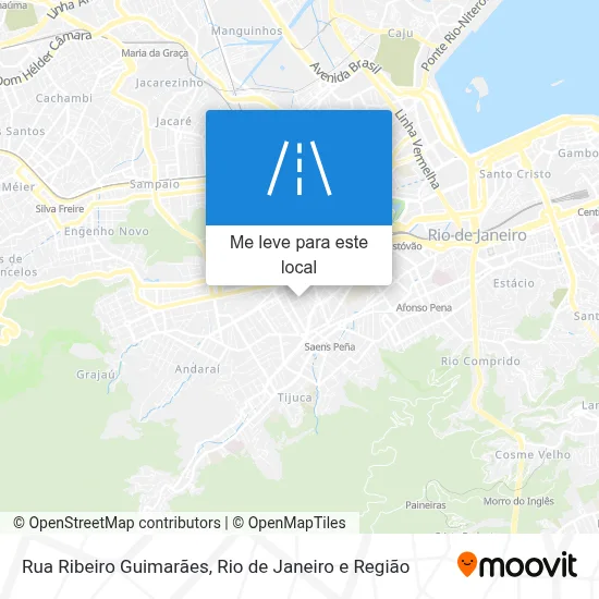 Rua Ribeiro Guimarães mapa
