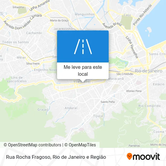 Rua Rocha Fragoso mapa