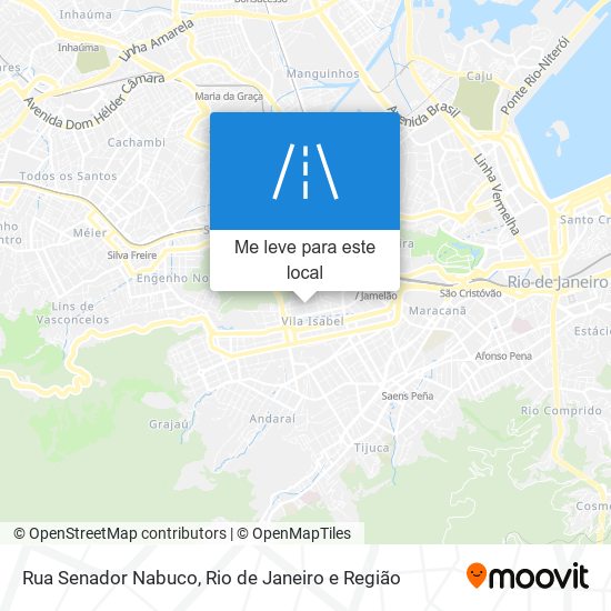 Rua Senador Nabuco mapa