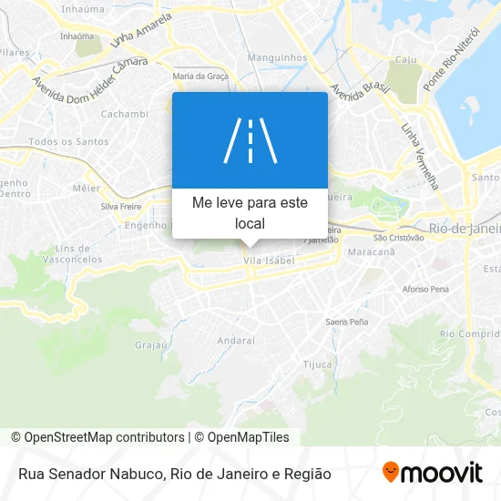 Rua Senador Nabuco mapa