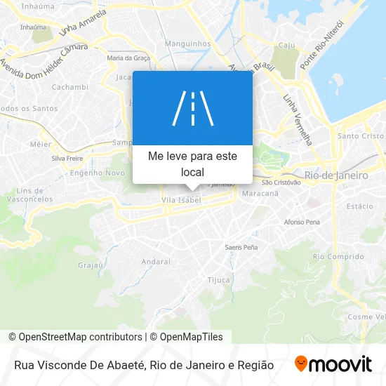Rua Visconde De Abaeté mapa