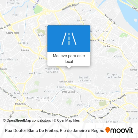 Rua Doutor Blanc De Freitas mapa