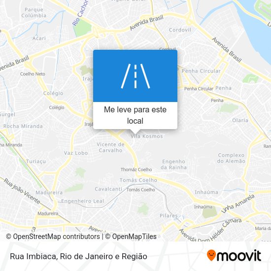 Rua Imbiaca mapa
