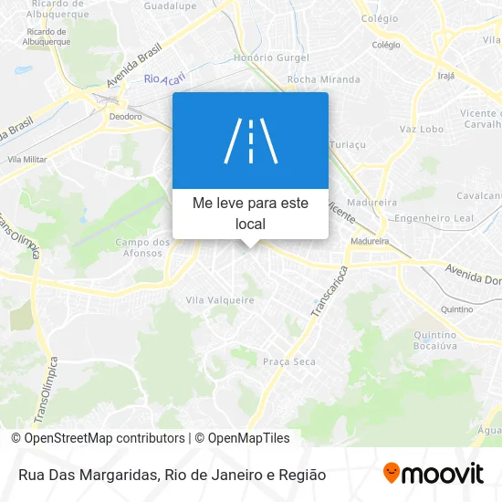 Rua Das Margaridas mapa