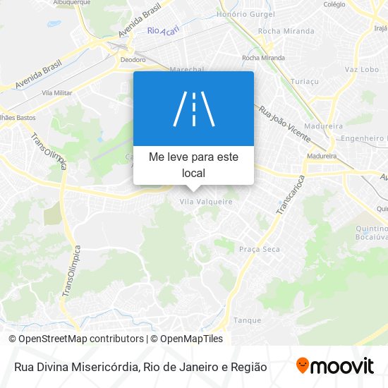 Rua Divina Misericórdia mapa