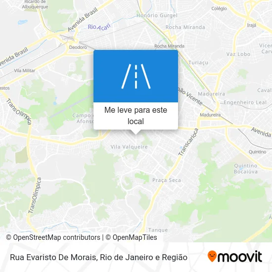 Rua Evaristo De Morais mapa