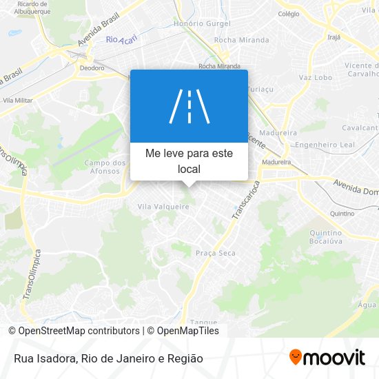Rua Isadora mapa