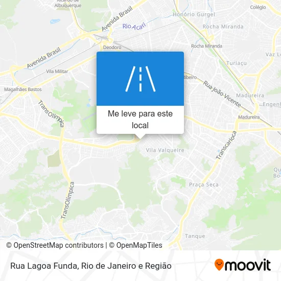 Rua Lagoa Funda mapa