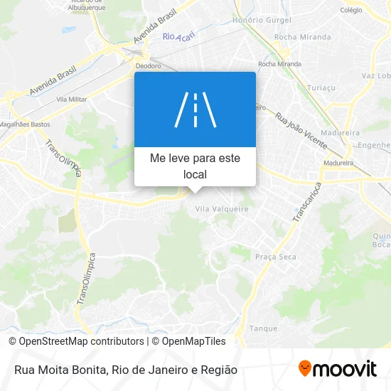 Rua Moita Bonita mapa