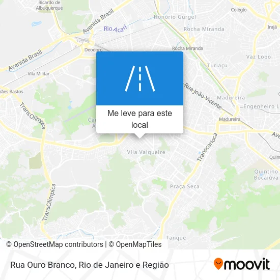 Rua Ouro Branco mapa