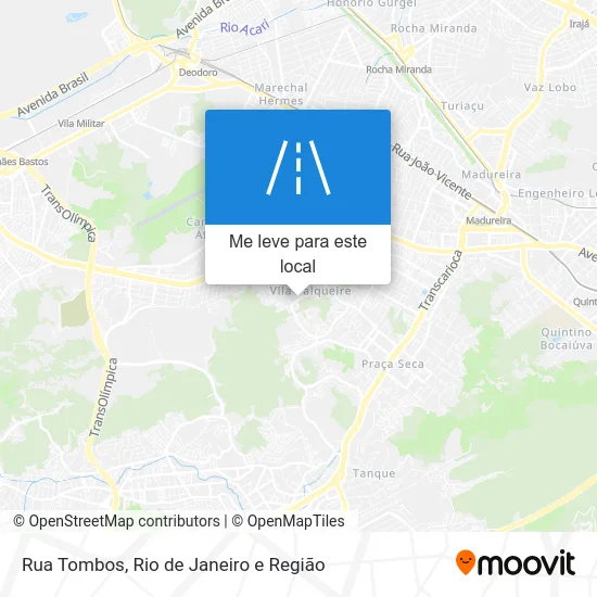Rua Tombos mapa