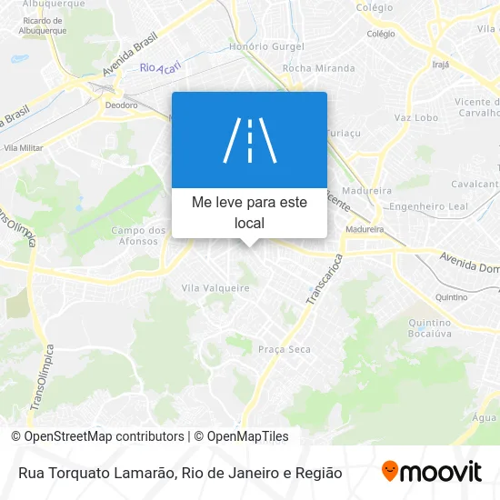 Rua Torquato Lamarão mapa