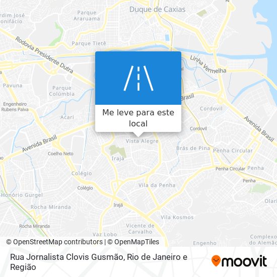 Rua Jornalista Clovis Gusmão mapa