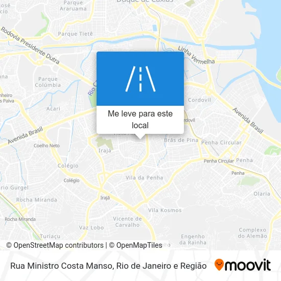 Rua Ministro Costa Manso mapa