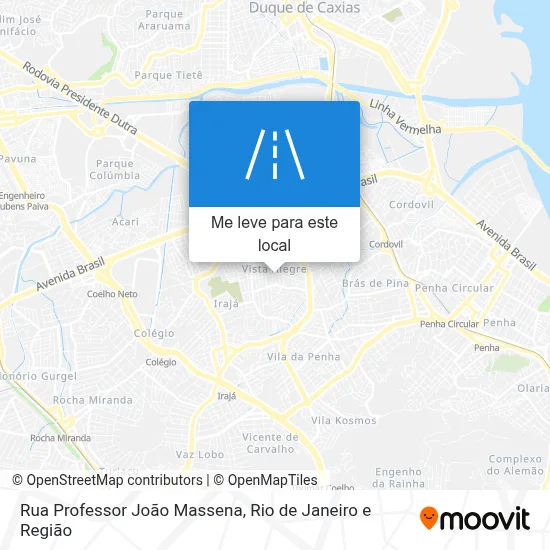 Rua Professor João Massena mapa