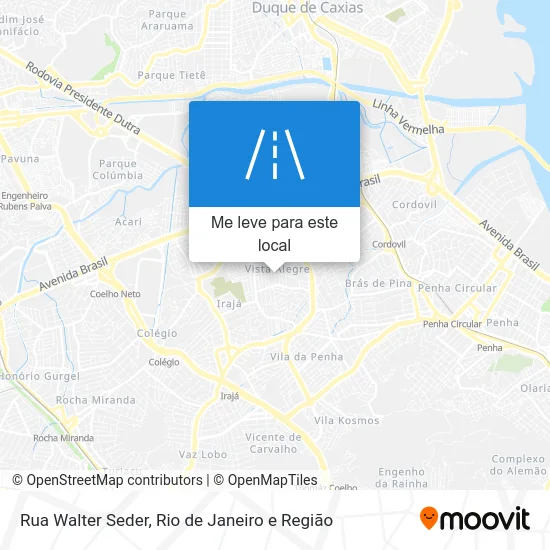 Rua Walter Seder mapa