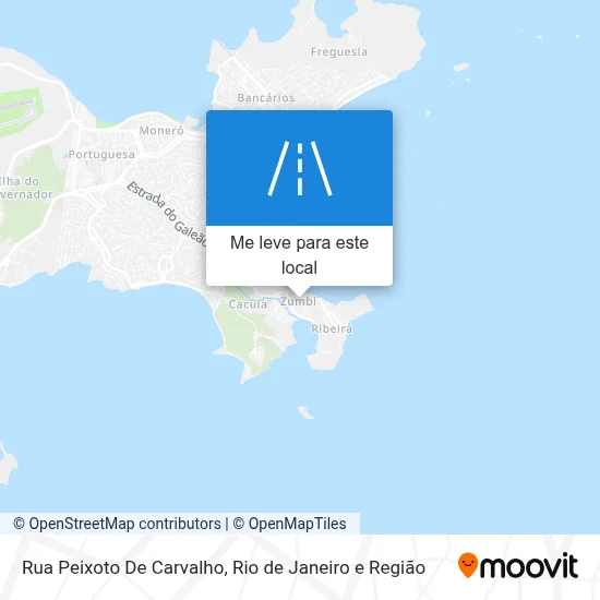 Rua Peixoto De Carvalho mapa