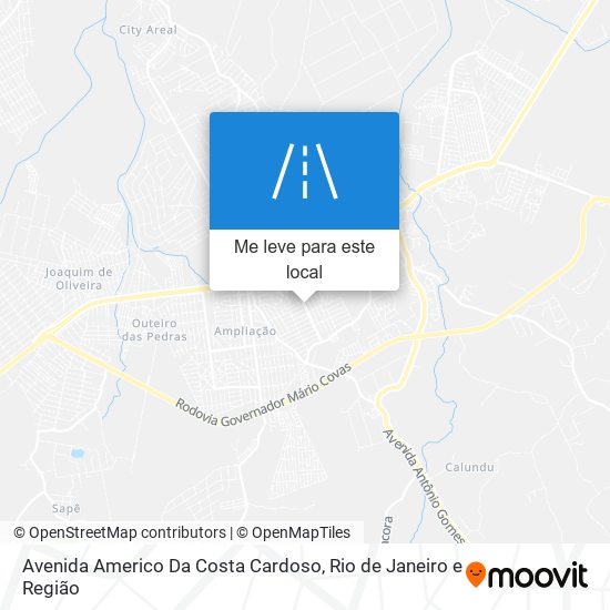 Avenida Americo Da Costa Cardoso mapa