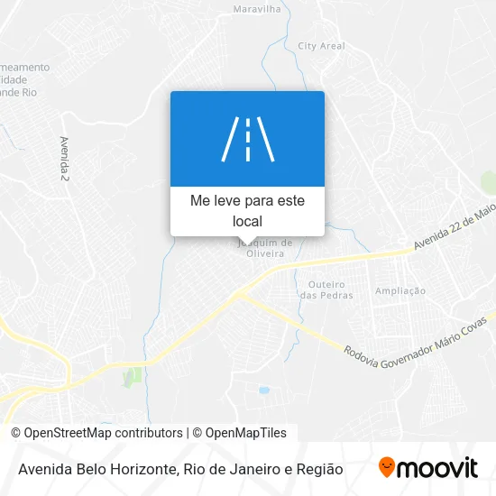 Avenida Belo Horizonte mapa