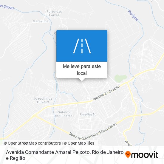 Avenida Comandante Amaral Peixoto mapa
