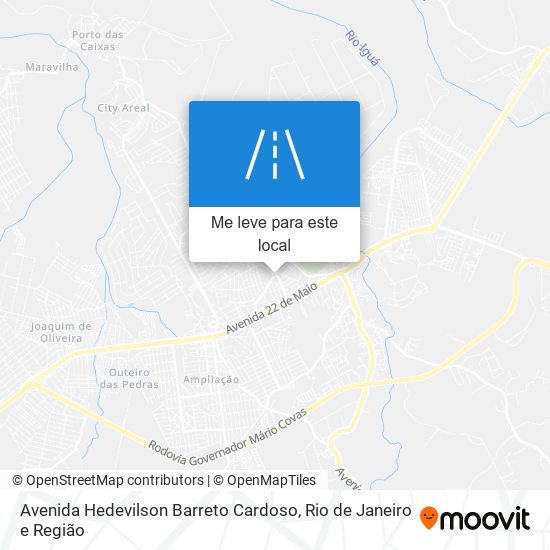 Avenida Hedevilson Barreto Cardoso mapa