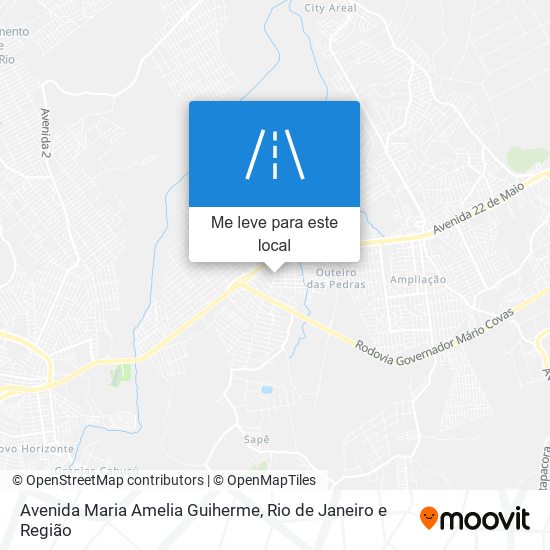 Avenida Maria Amelia Guiherme mapa