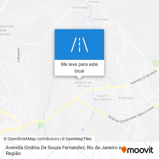 Avenida Ondina De Souza Fernandez mapa