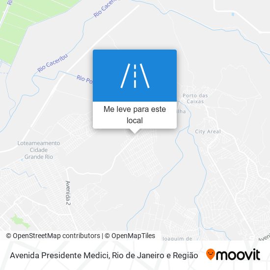 Avenida Presidente Medici mapa