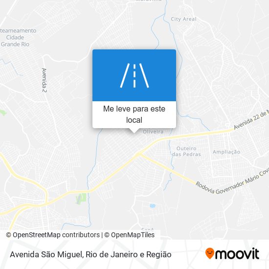 Avenida São Miguel mapa