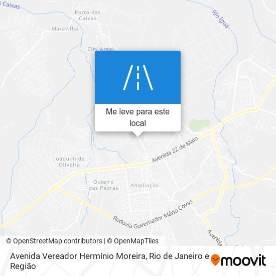 Avenida Vereador Hermínio Moreira mapa