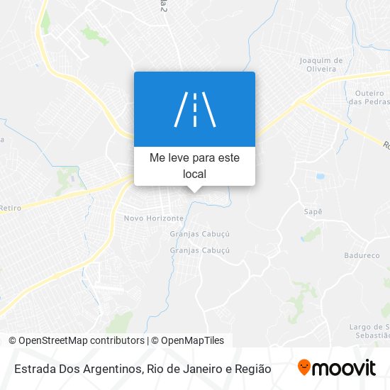 Estrada Dos Argentinos mapa