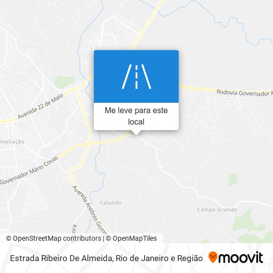 Estrada Ribeiro De Almeida mapa