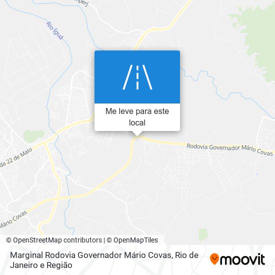 Marginal Rodovia Governador Mário Covas mapa