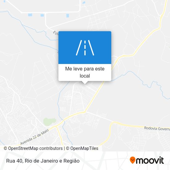 Rua 40 mapa