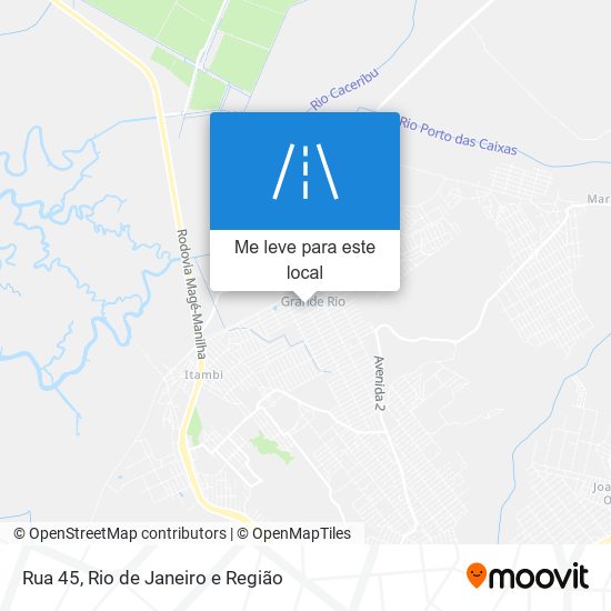 Rua 45 mapa