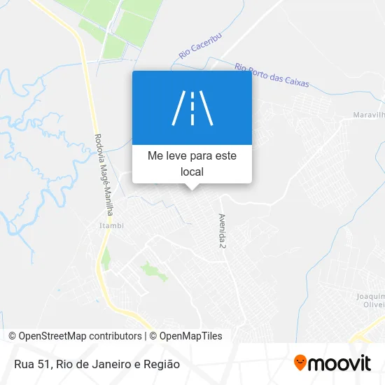 Rua 51 mapa
