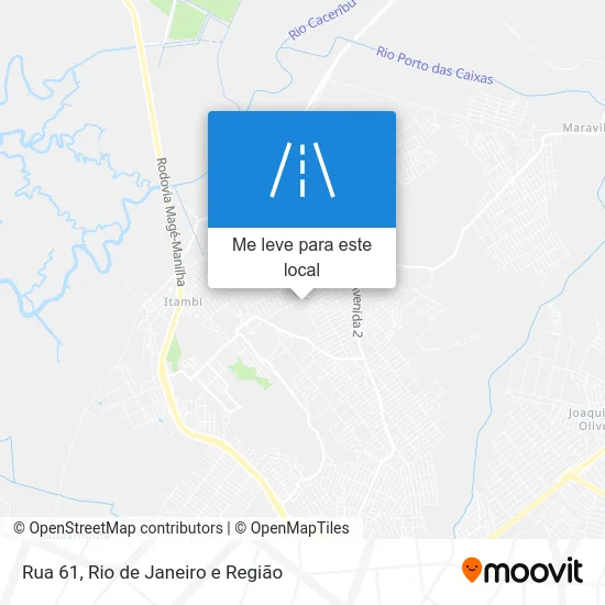 Rua 61 mapa