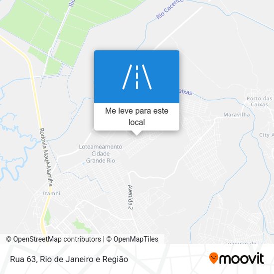 Rua 63 mapa