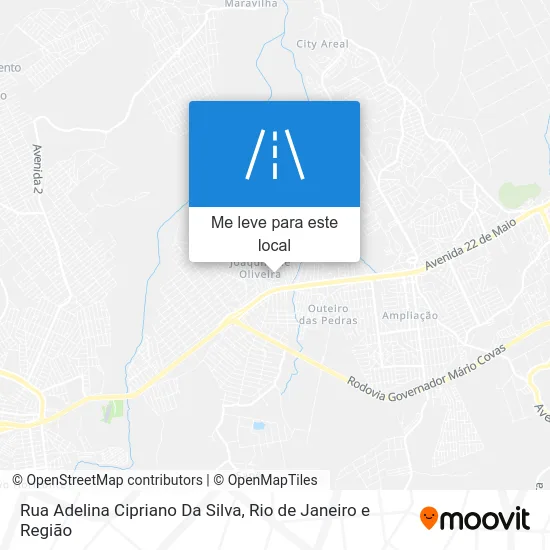 Rua Adelina Cipriano Da Silva mapa