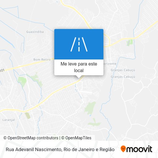 Rua Adevanil Nascimento mapa