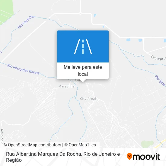 Rua Albertina Marques Da Rocha mapa